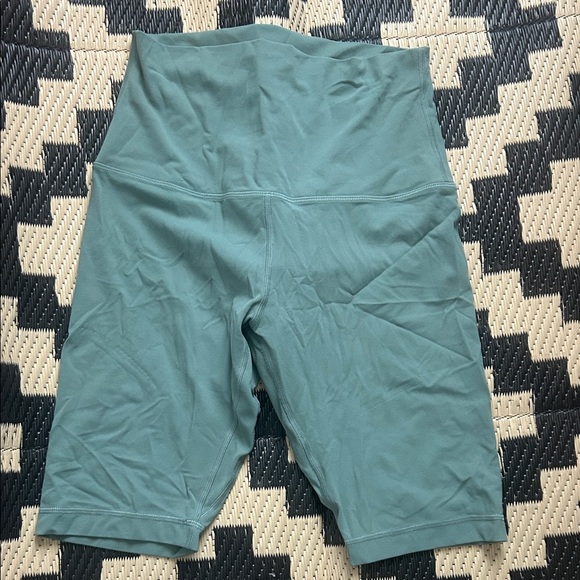 lululemon athletica Pants - Lululemon Sage/Teal High-Waisted Athleisure Shorts